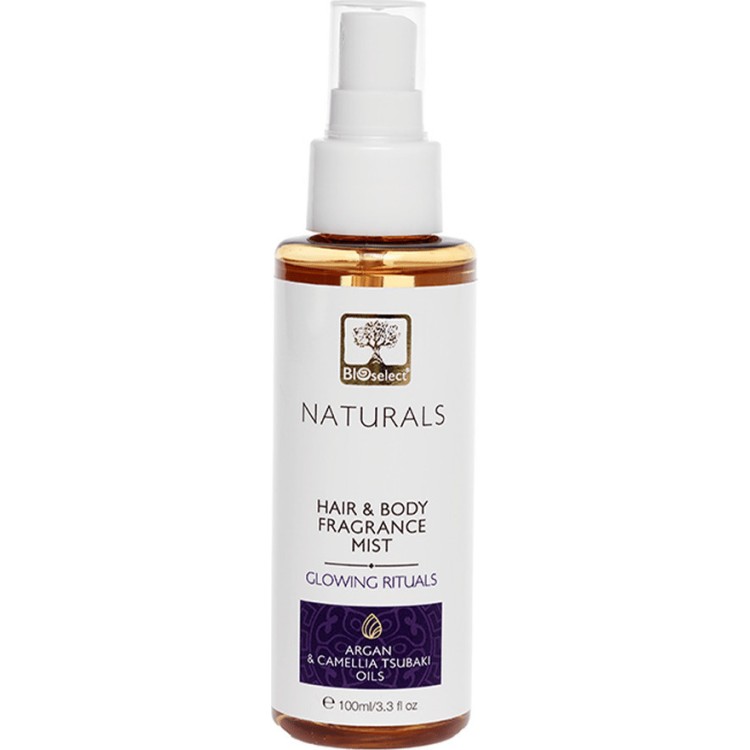 Bioselect Naturals Mist Ελαφρύ Άρωμα Για Μαλλιά & Σώμα Glowing Rituals 100ml