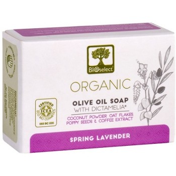 Bioselect Σαπούνι Ελαιόλαδου Πιστοποιημένο Βιολογικό Spring Lavender 98g