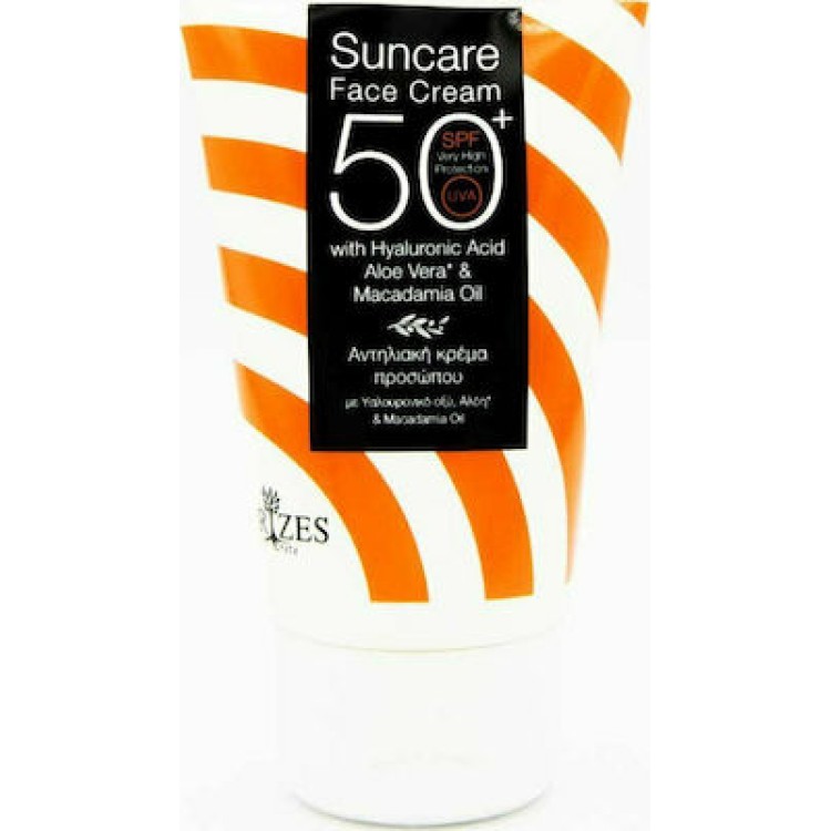 Rizes Crete Αντηλιακή Κρέμα Προσώπου SPF50 50ml Αντηλικά/Αντικουνουπικά