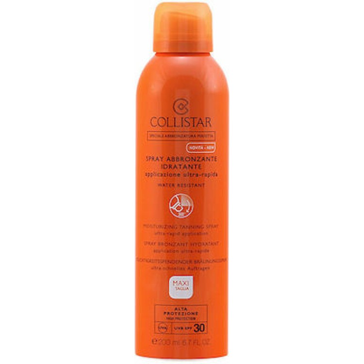 Collistar Perfect Tanning Moisturizing Αντηλιακή Λοσιόν για το Σώμα SPF30 σε Spray 200ml Αντηλικά/Αντικουνουπικά