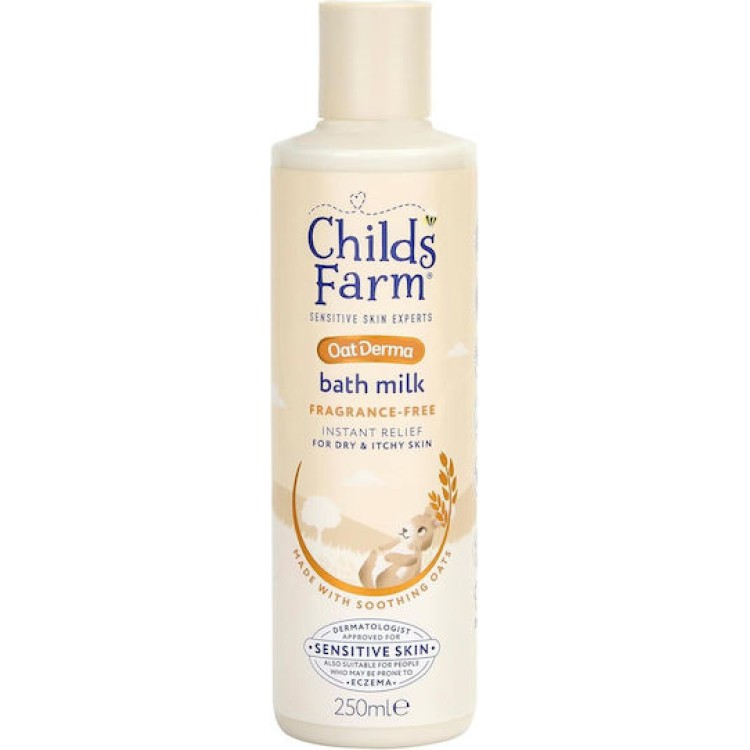 Childs Farm OatDerma Bath Milk Βρεφικό Γαλάκτωμα Σώματος με Εκχύλισμα Βρώμης Χωρίς Άρωμα 250ml ΓΙΑ ΤΟ ΠΑΙΔΙ