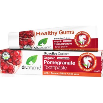 Dr.Organic Pomegranate για Ευαίσθητα Δόντια & Ούλα 100ml