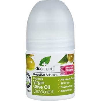 Dr.Organic Organic Deodorant Olive Oil Roll-On 50ml
