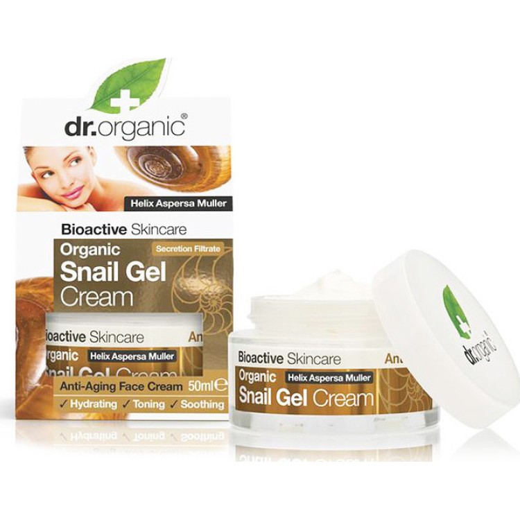 Dr.Organic Snail Gel Face Cream 50ml Κρέμες/Έλαια Προσώπου