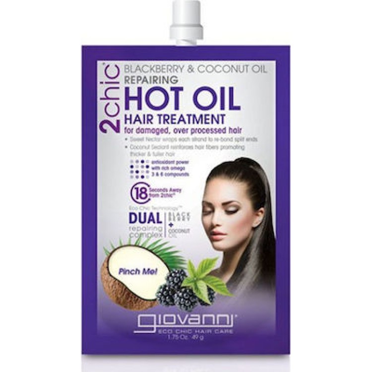 Giovanni 2chic Blackberry & Coconut Milk Hot Oil Hair Treatment 49gr Προιόντα Styling