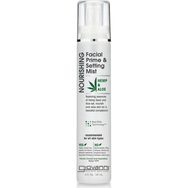 Giovanni Hemp Nourishing Facial Prime and Setting Mist 147ml Προιόντα Styling