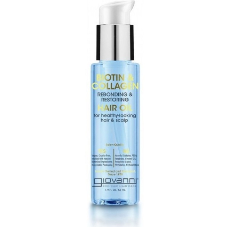 Giovanni Biotin and Collagen Rebond & Rest Hair Oil 56ml