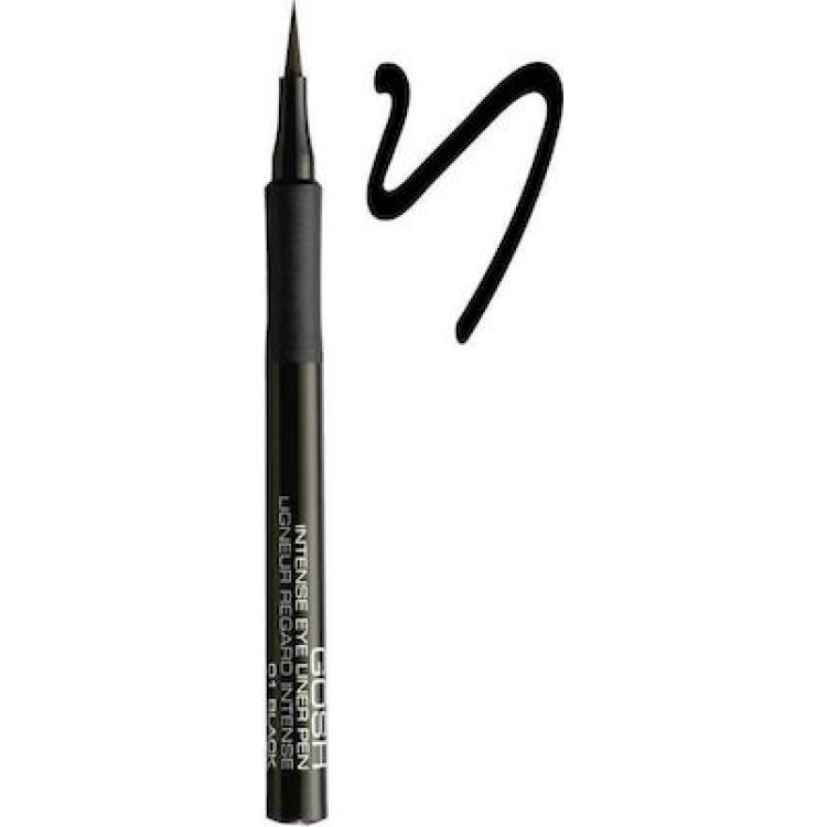 Gosh Intense Eye Liner Pen 01 Black 1ml Μακιγιάζ