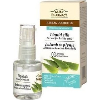Green pharmacy Υγρός Ορός Μεταξιού για Εύθραυστες Άκρες με Εκχύλισμα Aloe Vera 30ml