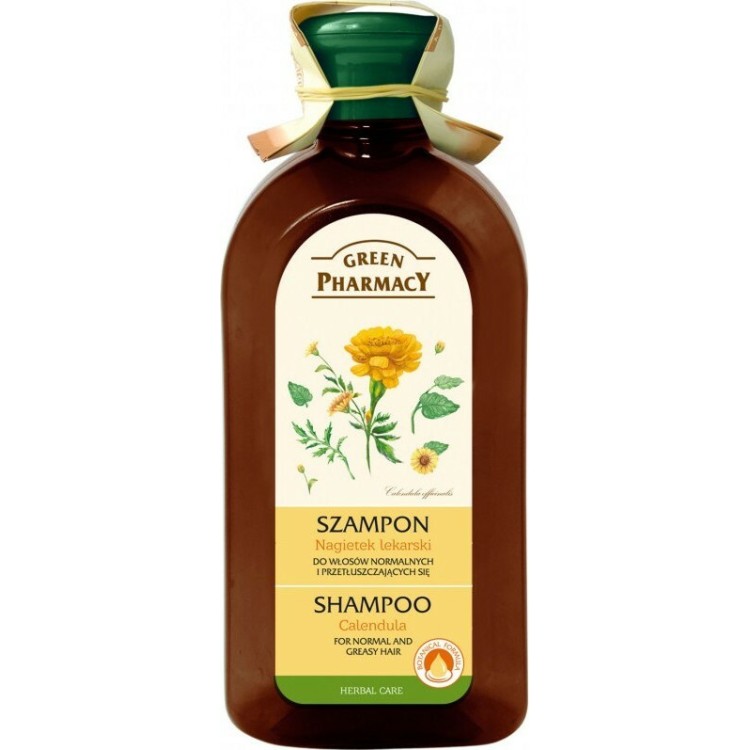 Green Pharmacy Σαμπουάν Calendula για Κανονικά και Λιπαρά μαλλιά 350ml