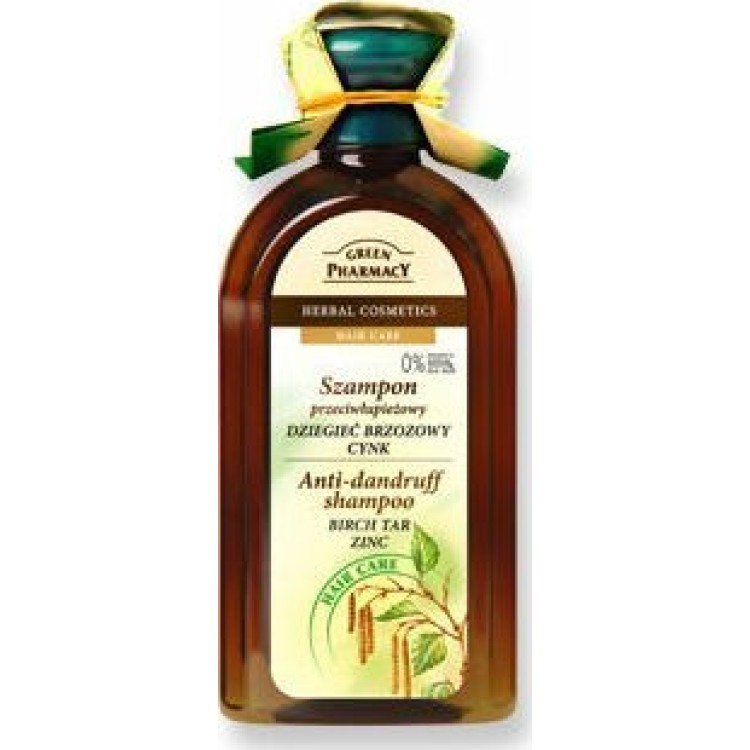 Green Pharmacy Σαμπουάν Birch-Tar & Zinc Κατά της Πιτυρίδας 350 ml