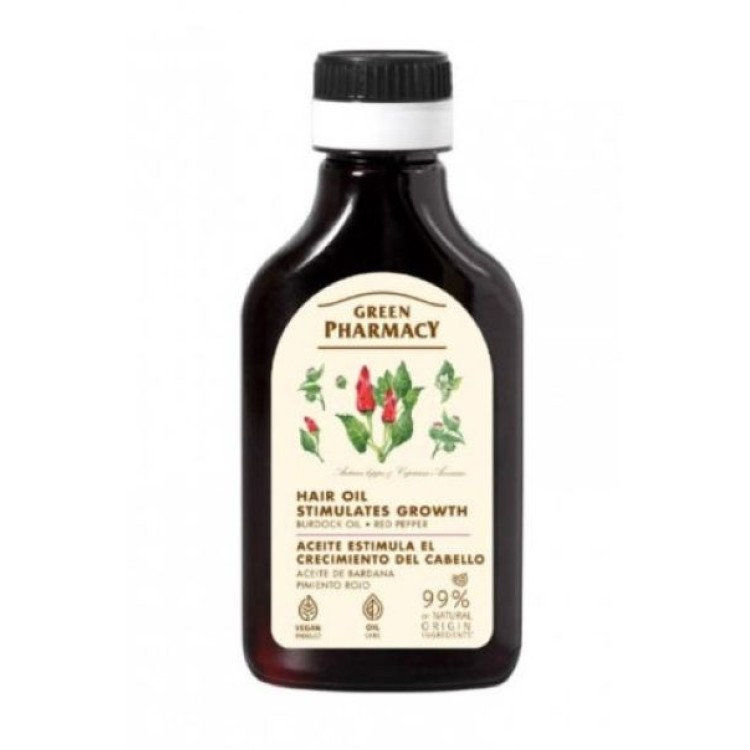 Green Pharmacy Burdock Oil Λάδι Μαλλιών για Ενδυνάμωση 100ml