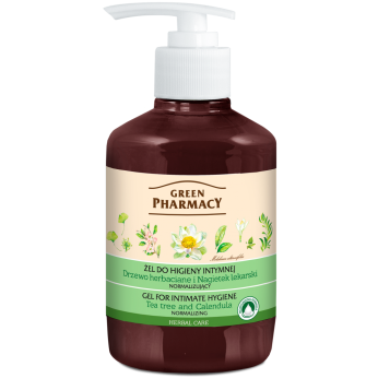Green Pharmacy Gel Καθαρισμού της Ευαίσθητης Περιοχής με Tea Tree & Calendula 370ml