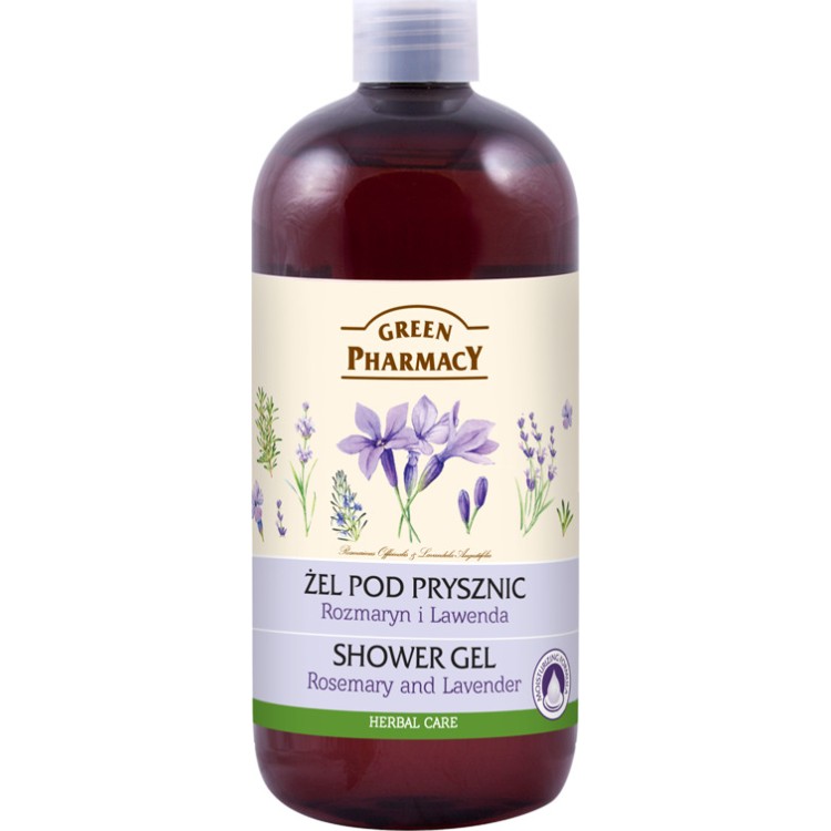 Green Pharmacy Shower Gel Rosemary & Lavender 500ml