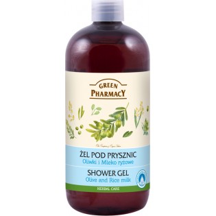 Green Pharmacy Shower Gel Olive Oil & Rice Milk 500ml