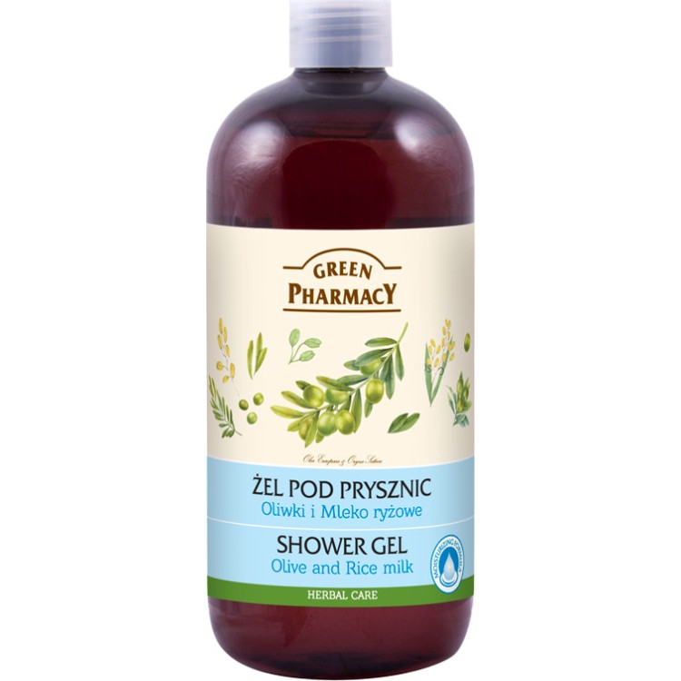 Green Pharmacy Shower Gel Olive Oil & Rice Milk 500ml