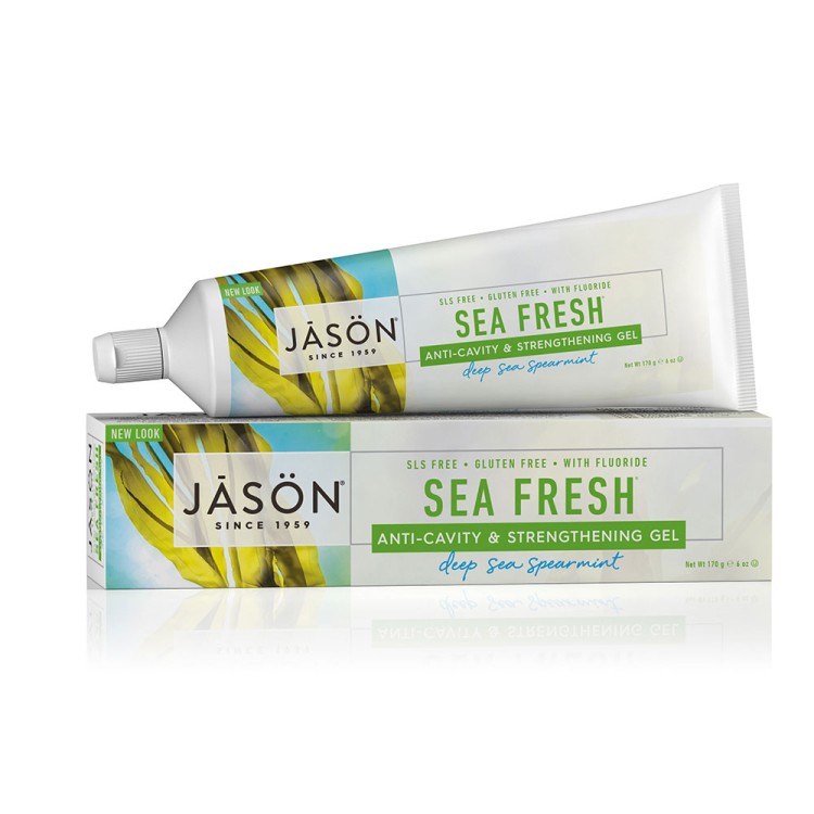 Jason Οδοντόκρεμα Sea Fresh Strengthening Toothpaste Deep Sea Spearmint 170gr