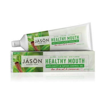 Jason Οδοντόκρεμα Healthy Mouth με Τεϊόδενδρο & Φυσικό φθόριο 170ml