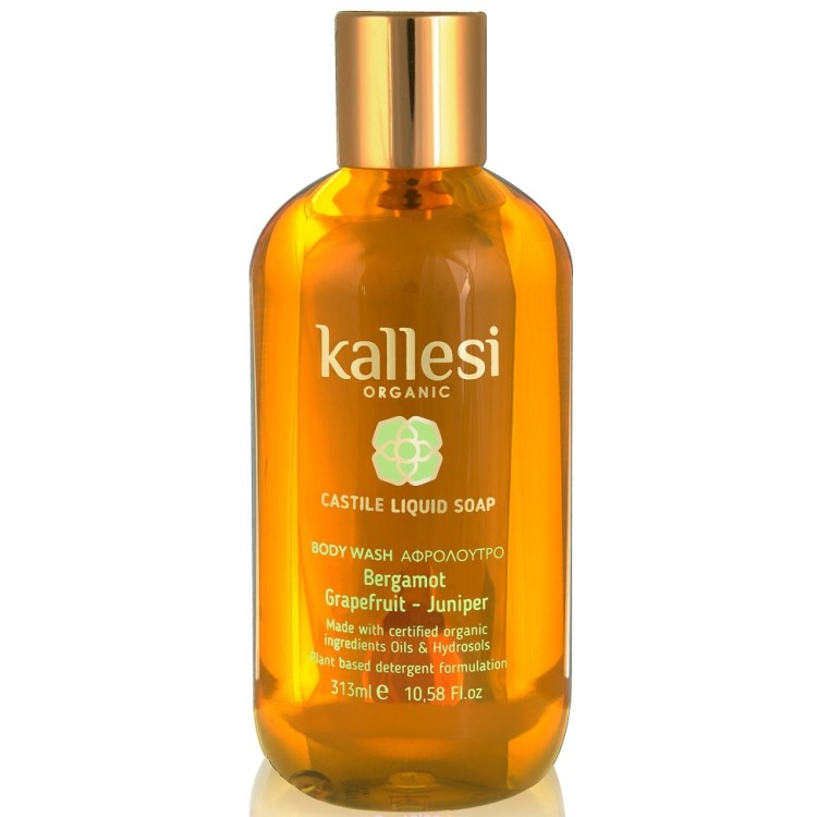 KALLESI ΥΓΡΟ ΣΑΠΟΥΝΙ BODY WASH ΠΕΡΓΑΜΟΝΤΟ ΓΚΡΕΙΠΦΡΟΥΤ ΑΡΚΕΥΘΟΣ 313ML Αφρόλουτρα/Σαπούνια Σώματος