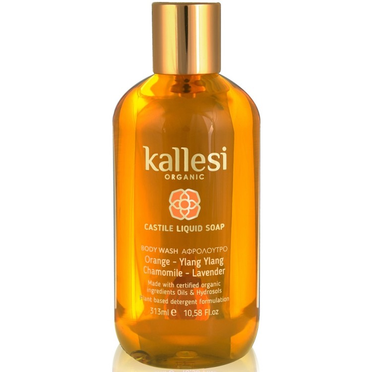 KALLESI ΥΓΡΟ ΣΑΠΟΥΝΙ BODY WASH ΠΟΡΤΟΚΑΛΙ ΥΛΑΝΓΚ ΥΛΑΝΓΚ ΧΑΜΟΜΗΛΙ ΛΕΒΑΝΤΑ 313ML Αφρόλουτρα/Σαπούνια Σώματος