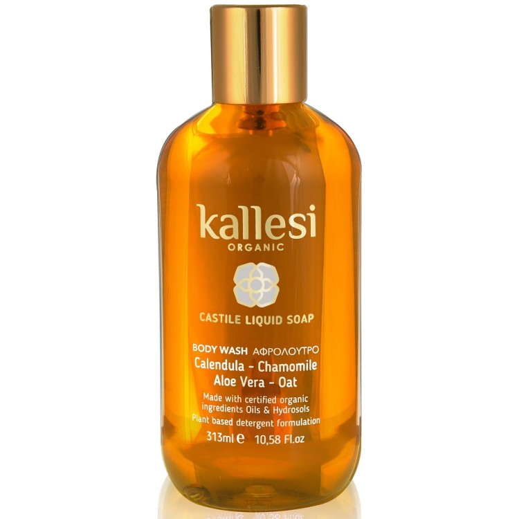 KALLESI ΥΓΡΟ ΣΑΠΟΥΝΙ BODY WASH ΚΑΛΕΝΤΟΥΛΑ ΧΑΜΟΜΗΛΙ ΑΛΟΗ ΒΕΡΑ ΒΡΩΜΗ 313ML Αφρόλουτρα/Σαπούνια Σώματος