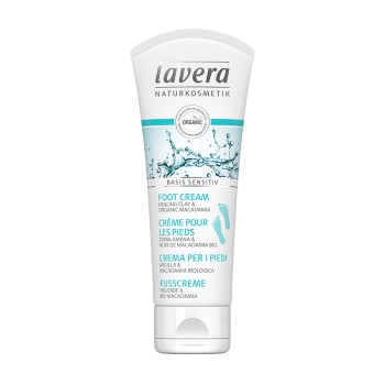 Lavera Κρέμα Ποδιών με βιολογική μακαντάμια & επουλωτικό άργιλο 75ml
