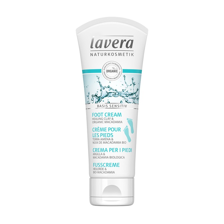 Lavera Κρέμα Ποδιών με βιολογική μακαντάμια & επουλωτικό άργιλο 75ml