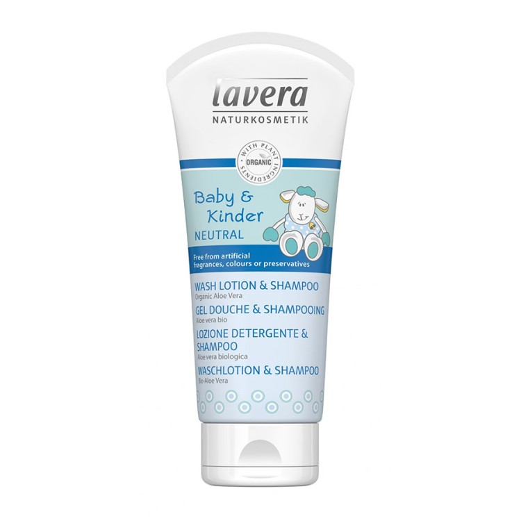 Lavera Baby & Kinder Neutral Σαμπουάν & Αφρόλουτρο 200ml Προιοντα Φροντίδας