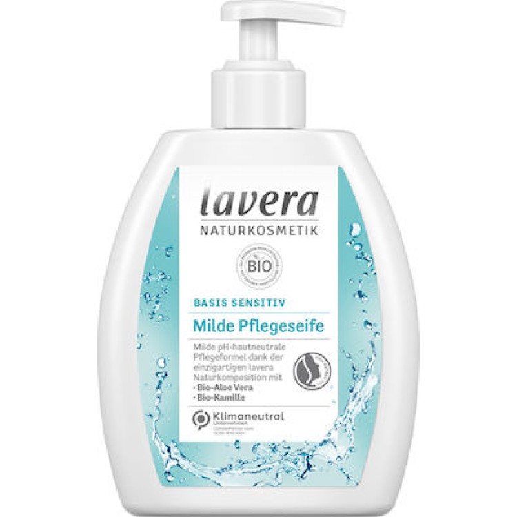 Lavera Gentle Care Mild Hand Wash 250ml Αφρόλουτρα/Σαπούνια Σώματος