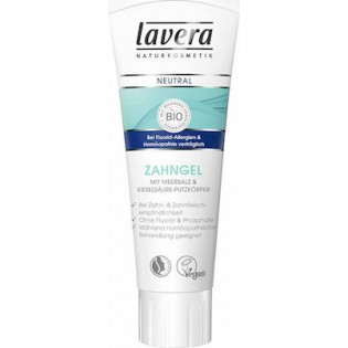 Lavera Οδοντόκρεμα (χωρίς φθόριο) με πυριτικό οξύ & θαλασσινό αλάτι 75ml