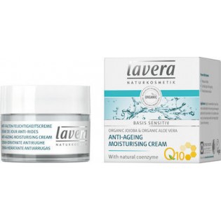 Lavera Basis Sensitiv Q10 Ενυδατική Κρέμα Ημέρας (Με Αντιγηραντική Δράση) 50ml