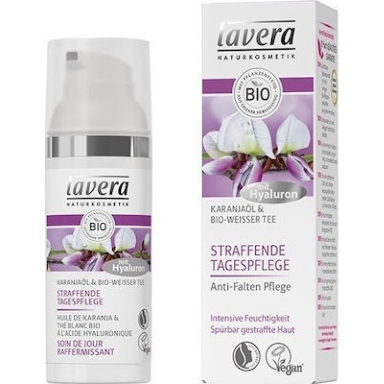 Lavera Συσφικτική Κρέμα Ημέρας με άσπρο τσάι & έλαιo karanja 50ml