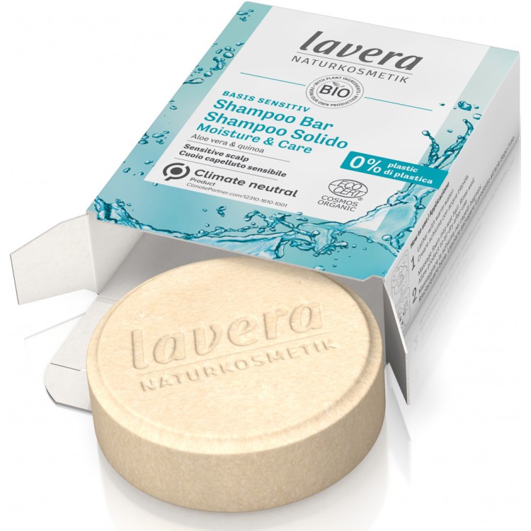 Lavera Basis Sensitiv Shampoo Bar 50gr Σαμπουάν