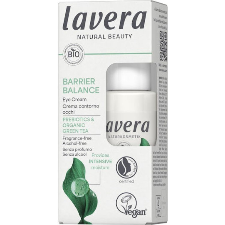 Lavera Barrier Balance Ενυδατική & Αντιγηραντική Κρέμα Ματιών 15ml