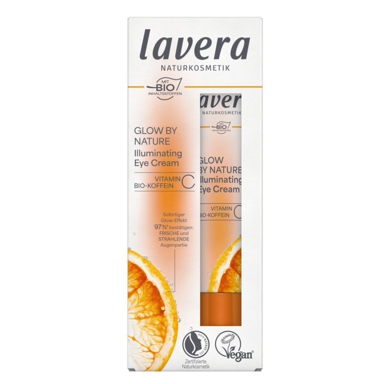 Lavera Glow By Nature Ενυδατική & Συσφικτική Κρέμα Ματιών 15ml