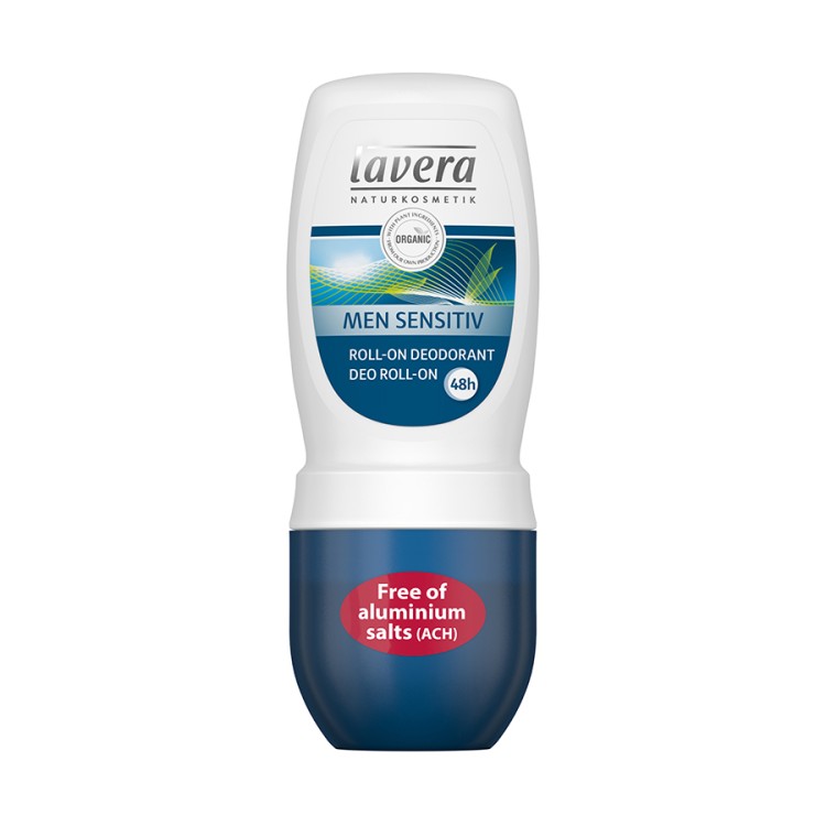 Lavera Men Sensitiv Aποσμητικό Roll-On 24ωρης Προστασίας 50ml Ανδρική Περιποίηση