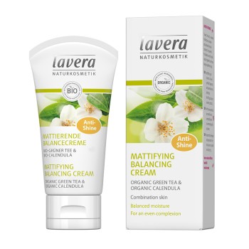 Lavera Εξισορροπητική Κρέμα Προσώπου για ματ όψη με Βιο καλέντουλα & Βιο πράσινο τσάι 50ml