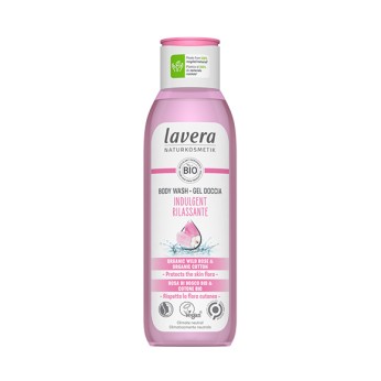 Lavera Indulgent Body Wash with Organic Wild Rose & Cotton 250ml
