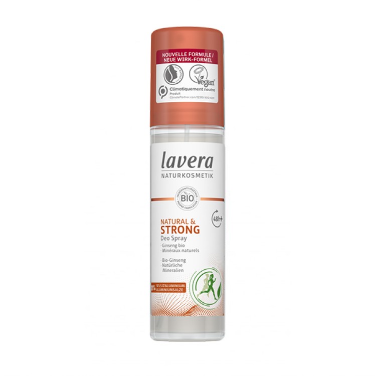 Lavera Natural & Strong Deo Spray 75ml Αποσμητικά 