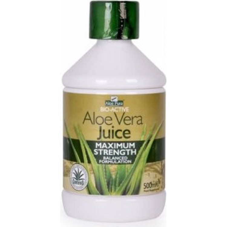 Optima Naturals Aloe Vera Juice Maximum Strength 500ml Ελιξήρια- Αλόη