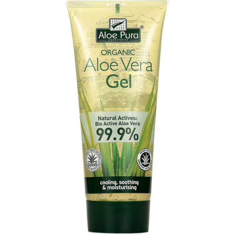 Optima Naturals Aloe Vera Gel 99.9% 200ml Κρέμες/Λάδια Σώματος