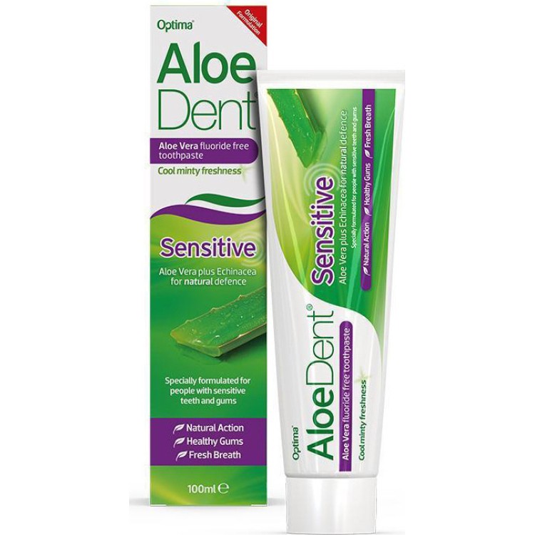 Optima Naturals AloeDent Sensitive για Ευαίσθητα Δόντια και Ούλα 100ml Στοματική Υγιεινή 