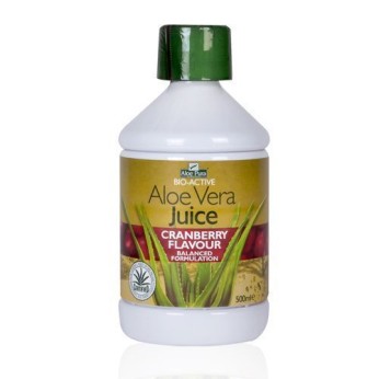Optima Naturals Aloe Vera Juice 500ml Cranberry