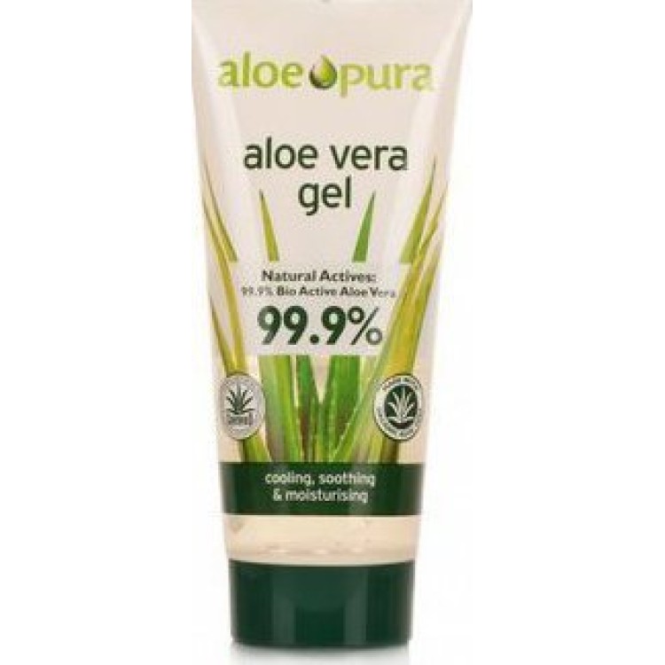 Optima Naturals Organic Aloe Vera Gel 99.9% Cooling Soothing & Moisturising 100ml Κρέμες/Λάδια Σώματος