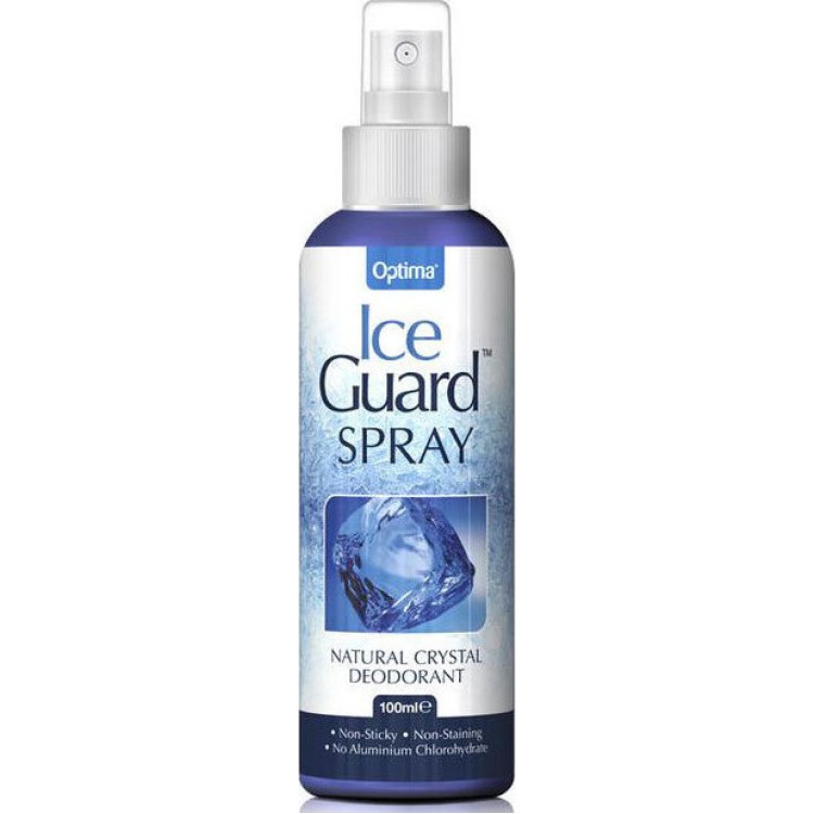 Optima Naturals Ice Guard Natural Crystal Original Unperfumed Deodorant Spray 100ml Αποσμητικά 