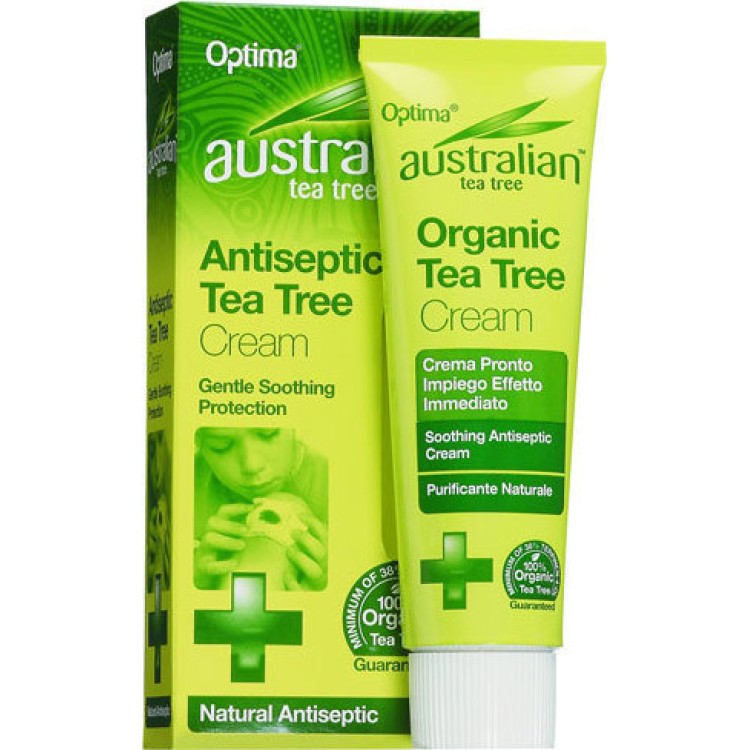 Optima Naturals Tea Tree Antiseptic Cream 50ml Κρέμες/Λάδια Σώματος