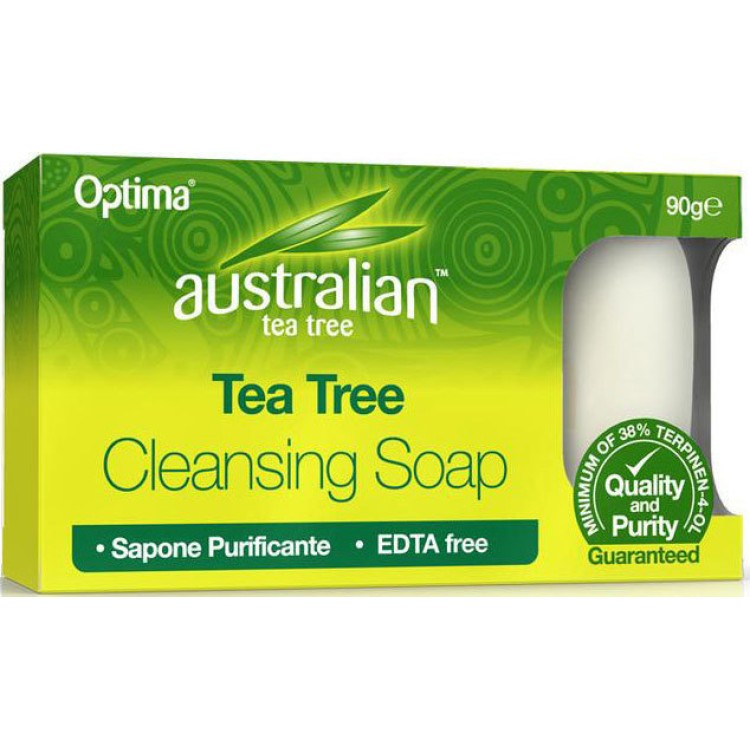 Optima Naturals Australian Tea Tree Soap 90gr Αφρόλουτρα/Σαπούνια Σώματος
