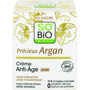 So Bio Αντιγηραντική Κρέμα Ημέρας με Argan & Υαλουρονικό Οξύ 50ml