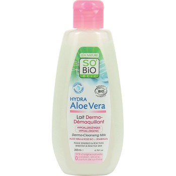 So Bio Γαλάκτωμα Καθαρισμού Προσώπου με Τριαντάφυλλο & Αλόη 200ml