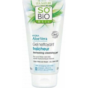 So Bio Καθαριστικό Gel Προσώπου με Αλόη & Υαλουρονικό 150ml